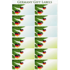 Germany Gift Labels 